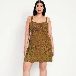 Brown Polka Dot Dress